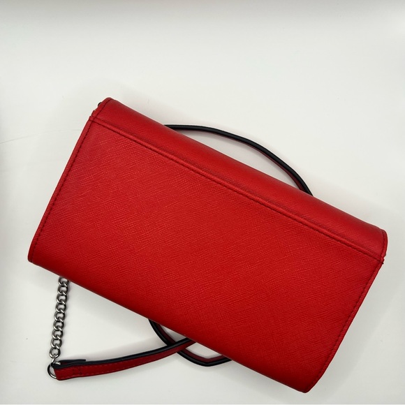 Red Campos Mini Shoulder Bag by GUESS Factory - Picture 2 of 8
